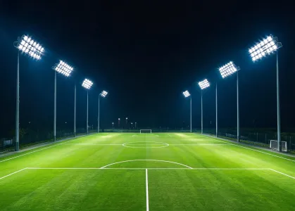 sports field lighting poles