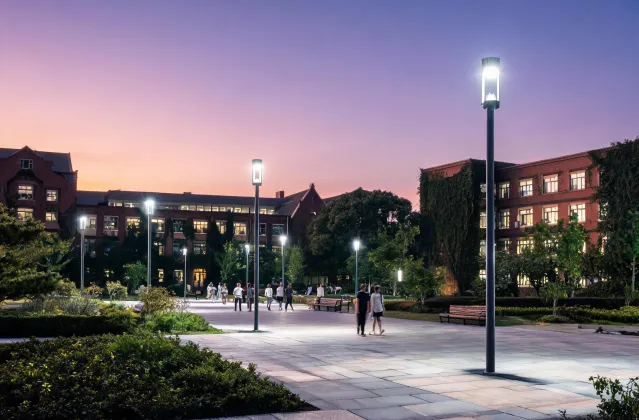 campus area lighting application